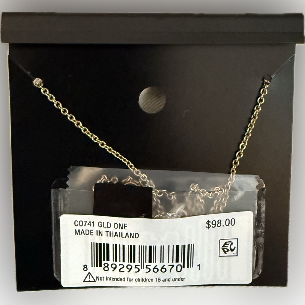 ♌️COACH♌️Leo Zodiac Gold Tone Necklace with Dust Bag/NWT - Picture 6 of 8